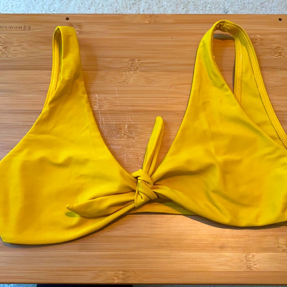 Yellow bikini